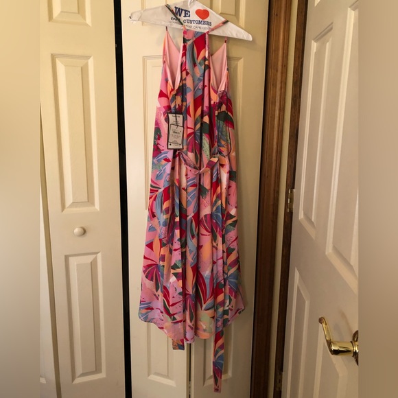 NWT Laundry by Shelli Segal Tropical Petite Midi Dress Size 10P - Picture 4 of 7